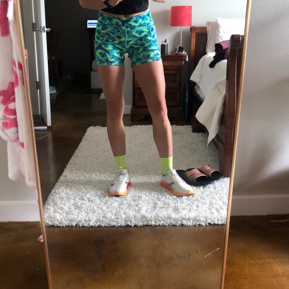 Running shorts spandex